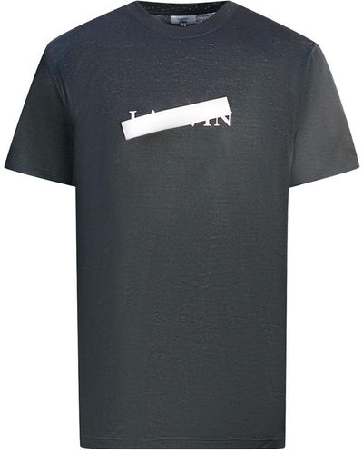 Lanvin Rmje0030a18 10 T-shirt - Black