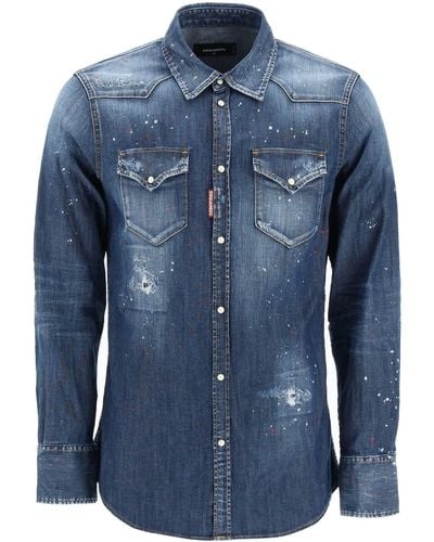 DSquared² Shirts for Men | Online Sale up to 75% off | Lyst