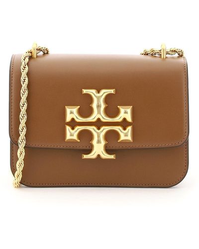 Tory Burch Eleanor Small Leather Shoulder Bag - Brown
