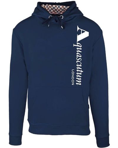 Aquascutum store hoodie navy