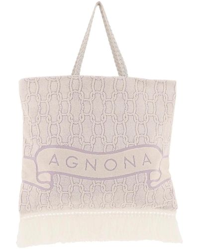 Pink Agnona Bags for Women | Lyst