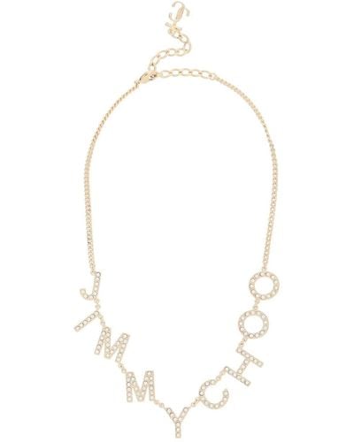 White Jimmy Choo Necklaces for Women | Lyst