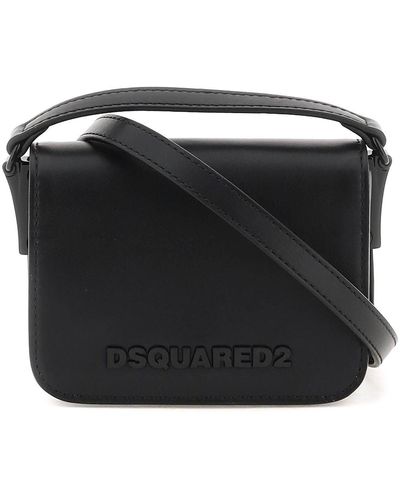 DSquared² Mini Logo Crossbody Bag - Black