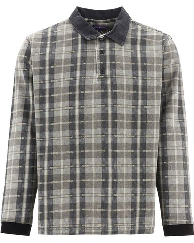 Fucking Awesome Less Heavyweight Flannel Shirt Green / Purple – Livestock