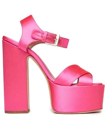 LoveShackFancy Laurence Dacade Platform Sandal - Pink