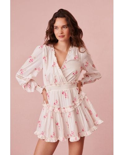 LoveShackFancy Spruce Dress - Pink