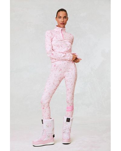 LoveShackFancy Bogner X Love Jersey Knit Legging - Pink