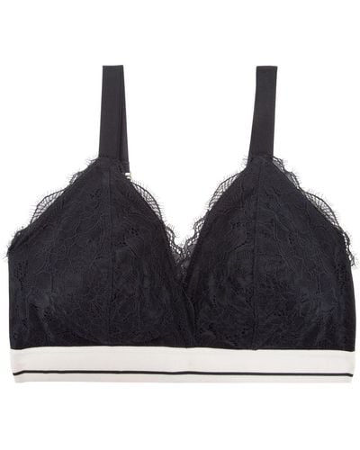 Love Stories Bralette Darling Lace - Negro