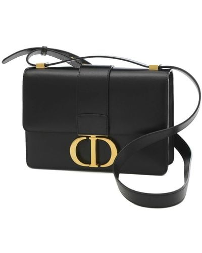 Dior Montaigne 30 Shoulder Bag Calfskin - Black
