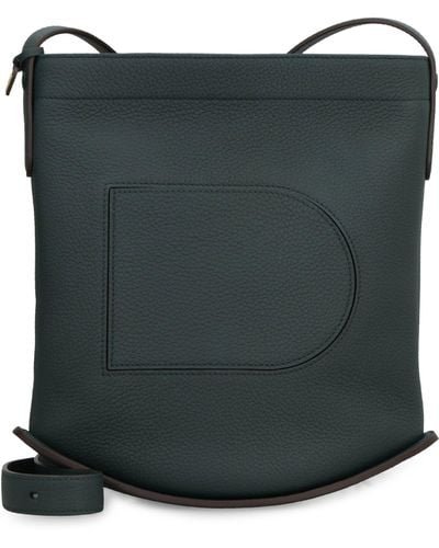 Shop DELVAUX Tempete Calfskin 2WAY Plain Leather Party Style Office Style  (Ivori-Noir) by abg.style