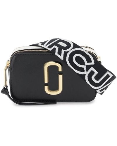 Snapshot leather crossbody bag Marc Jacobs Black in Leather - 11334172