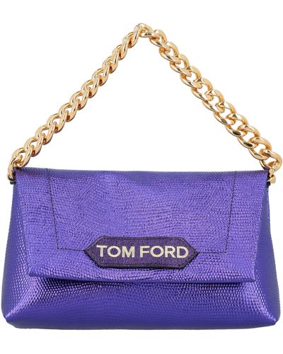 Tom Ford India 2-way Purple Satchel Shoulder Bag