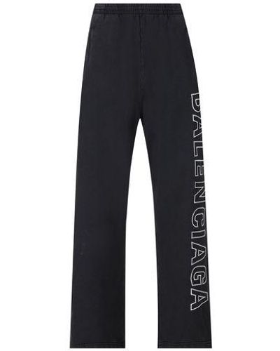 Mens Balenciaga black Baggy Sweatpants