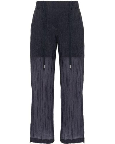 Peserico Pleated Trousers - Blue