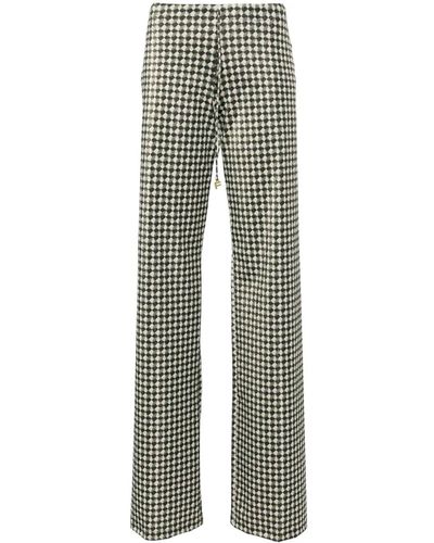 Fisico Geometric Trousers - Grey