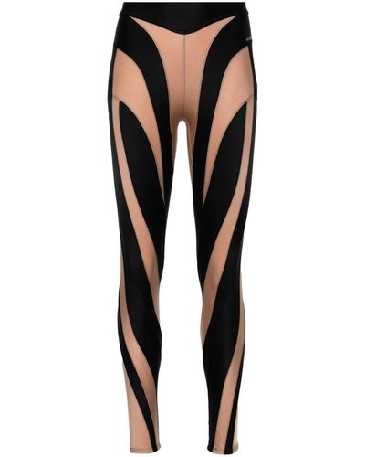 Mugler Leggings - Nero