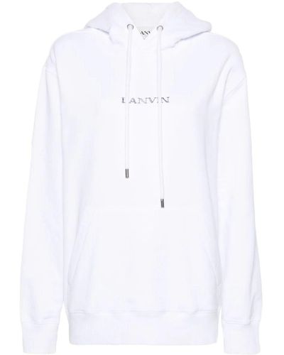 Lanvin Hoodi Sweater - White