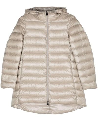 Herno Quilted Puff Coat - Natural