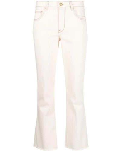 Fay 5 Pockets Trousers - White