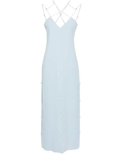 Stine Goya Sgchristabel Crepe Maxi Dress - Blue