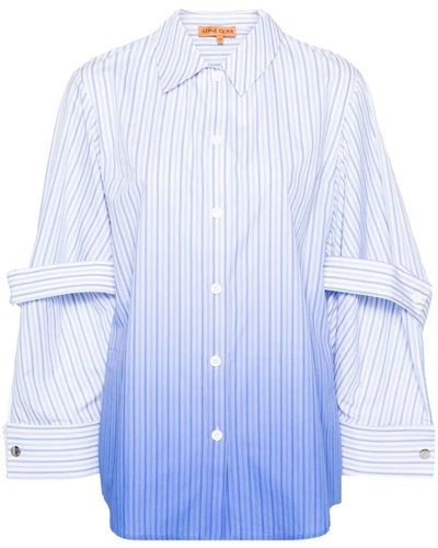 Stine Goya Sgnora Striped Shirt - Blue