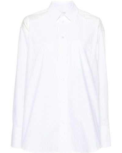 JW Anderson Satin Insert Shirt - White