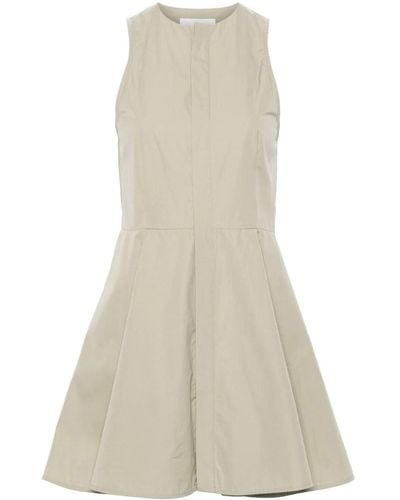 Ami Paris Short Dress With Hidden Tab - Neutro