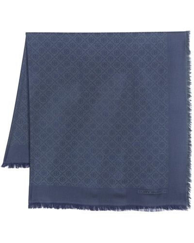 Tory Burch T Monogram Jacquard Traveller - Blue