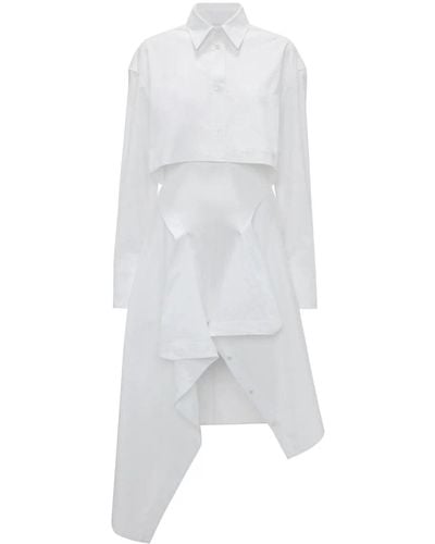 JW Anderson Knotted Shirt Dress - White