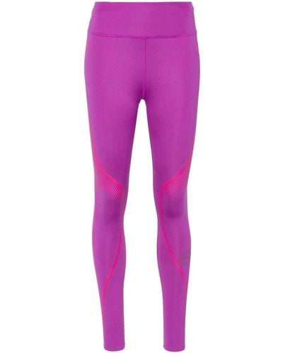 adidas By Stella McCartney Drawstring Cropped leggings - Purple