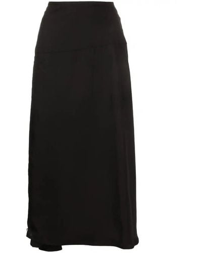 Jil Sander Zip-embellished Midi Skirt - Black