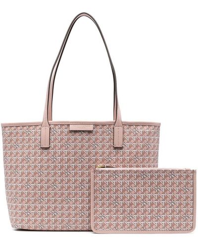 Tory Burch Ever-ready Monogram Tote Bag - Pink