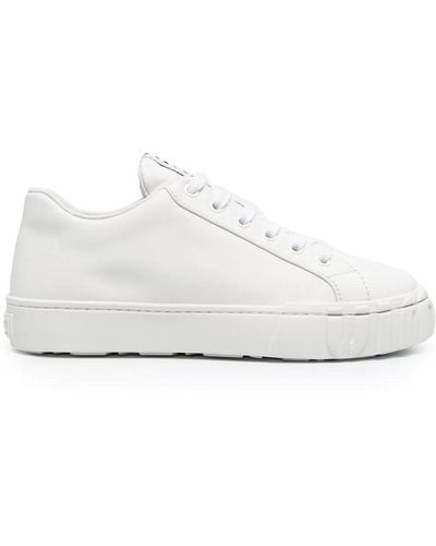 Miu Miu Lace-up Shoes - White