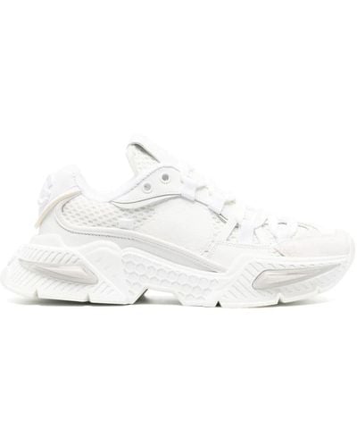 Dolce & Gabbana Mixed-material Airmaster Trainers - White