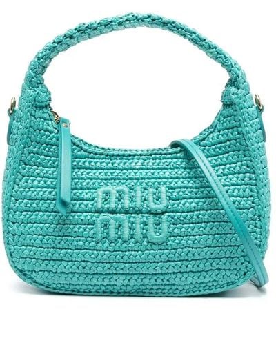 Miu Miu Crochet Bag - Blue