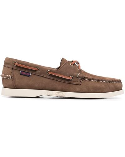 Sebago Portland Flesh Out - Marrone