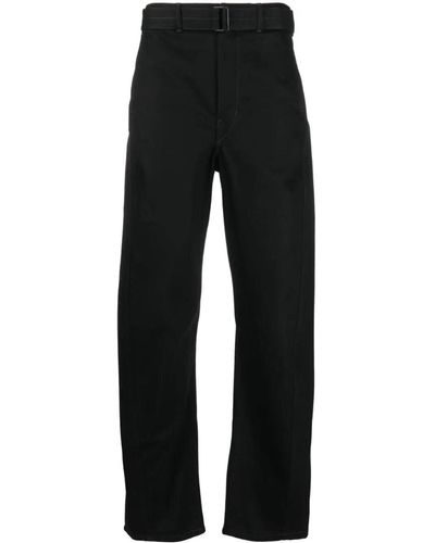 Lemaire Twisted Beltedpants - Black