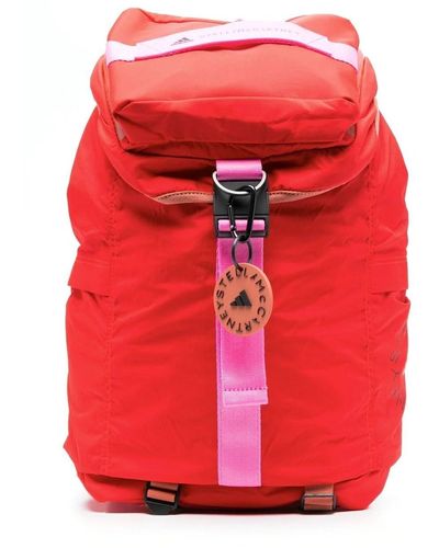 adidas By Stella McCartney Logo-print Zipped Backpack - Red