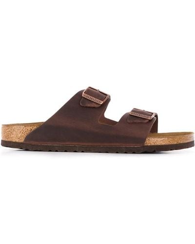 Birkenstock Leather Sandal - Brown