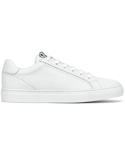 Brunello Cucinelli Monili-embellished Leather Sneakers - White