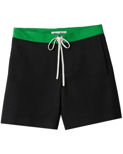 Miu Miu High Waisted Tailored Shorts - Farfetch