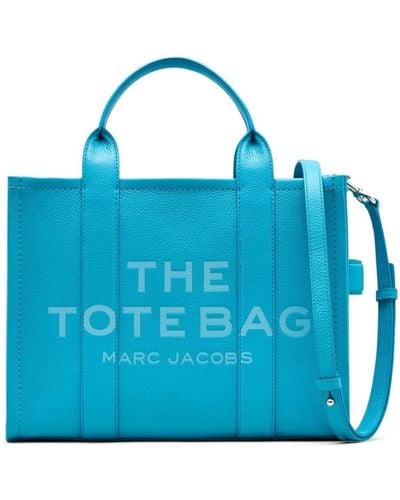 Marc Jacobs The Leather Medium Tote - Blue
