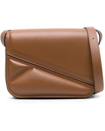 Wandler Medium Oscar Leather Crossbody Bag - Brown