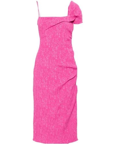 Stine Goya Annete Midi Dress - Pink
