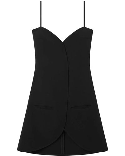Courreges Short Ellipse Dress - Black