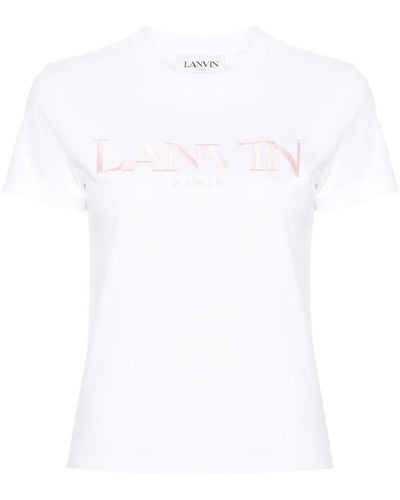 Lanvin T-Shirt With Embroidery - White