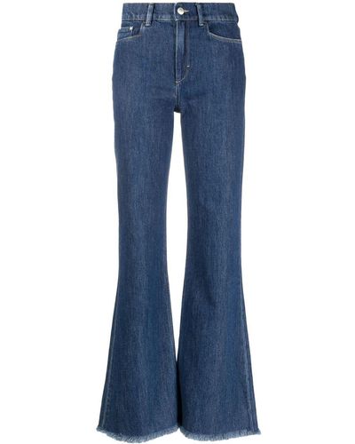 Wandler High-waisted Flared Jeans - Blue
