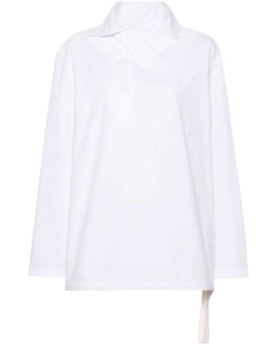 Jil Sander Asymmetrical Shirt - White