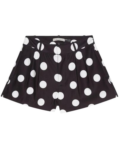 Alice + Olivia Alice+Olivia Shorts A Pois - Nero