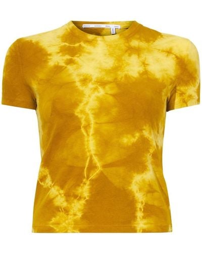 Proenza Schouler Tie-dye Print T-shirt - Yellow